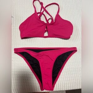 Fleo Bikini set work once. Large top and Medium bottoms.
